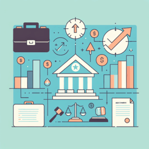 กราฟการเงินและสัญลักษณ์การลงทุน