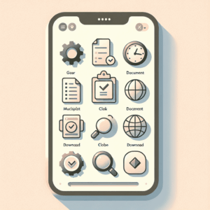 ไอคอนโทรศัพท์มือถือหลากหลายฟังก์ชัน