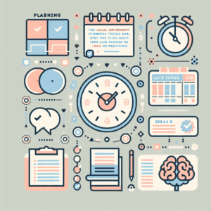 ข้อมูลการวางแผนและการจัดการเวลา