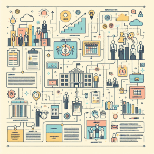 แผนภาพแสดงข้อมูลบริหารจัดการและแรงงาน