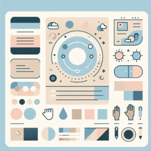 การออกแบบกราฟิกที่มีสีสันและหลากหลาย