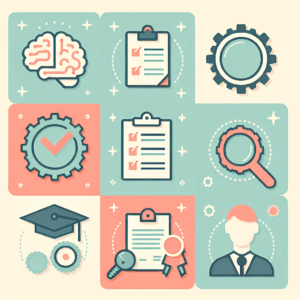 ภาพสัญลักษณ์ด้านการศึกษาและการบริหารจัดการ