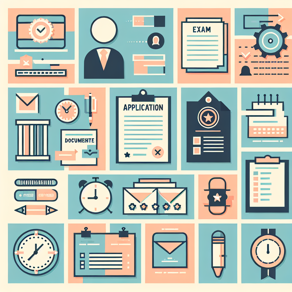 ภาพกราฟิกเกี่ยวกับการสมัครและเอกสารต่าง ๆ