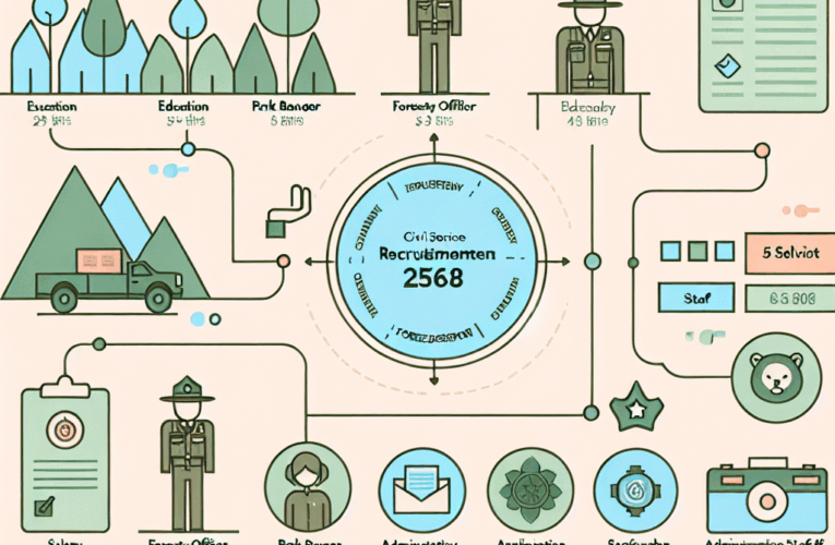 สรุปเกณฑ์ใหม่สอบพนักงานราชการกรมป่าไม้ 2568 สมัครง่ายได้ที่นี่