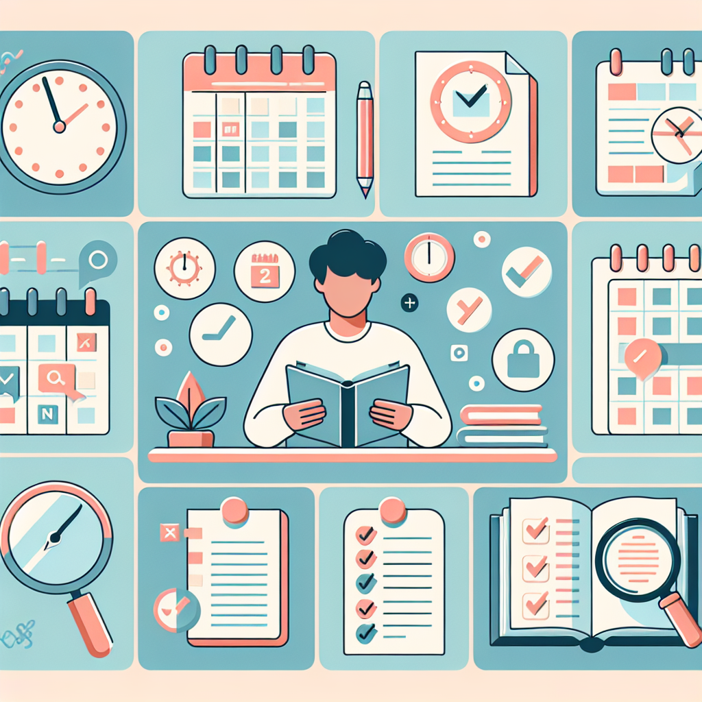 การวางแผนและการจัดการเวลาอย่างมีประสิทธิภาพ
