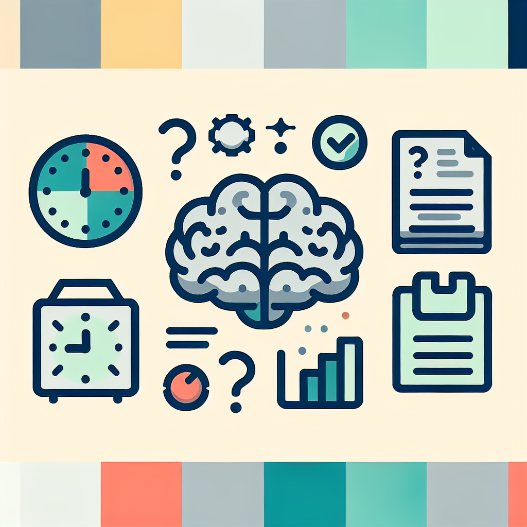 ภาพสัญลักษณ์เกี่ยวกับการวางแผนและความคิด