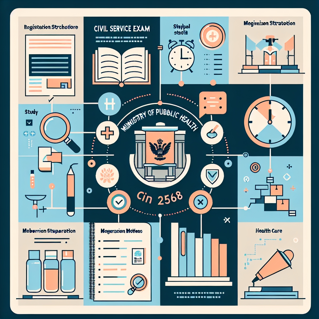 ภาพรวมการสอบราชการด้านสาธารณสุข 2568