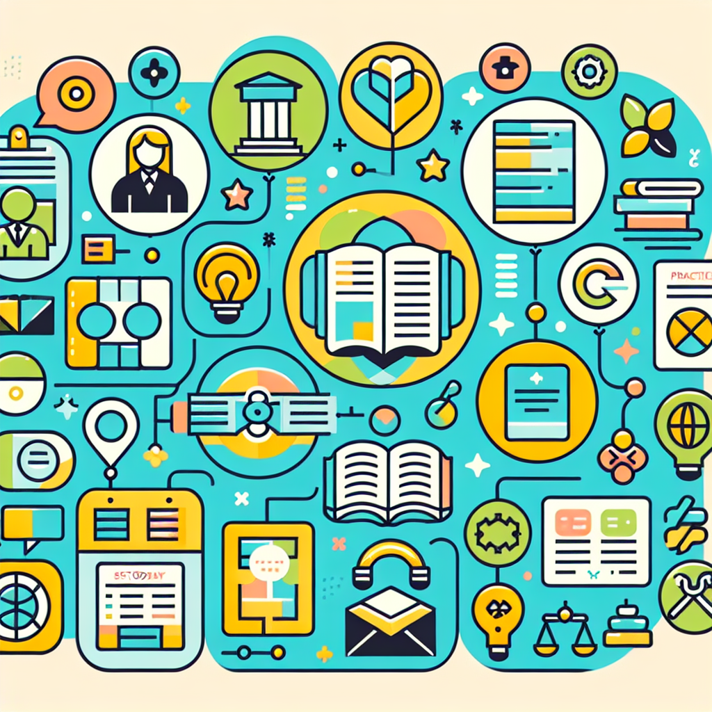 ไอคอนการศึกษาและเทคโนโลยีที่หลากหลาย