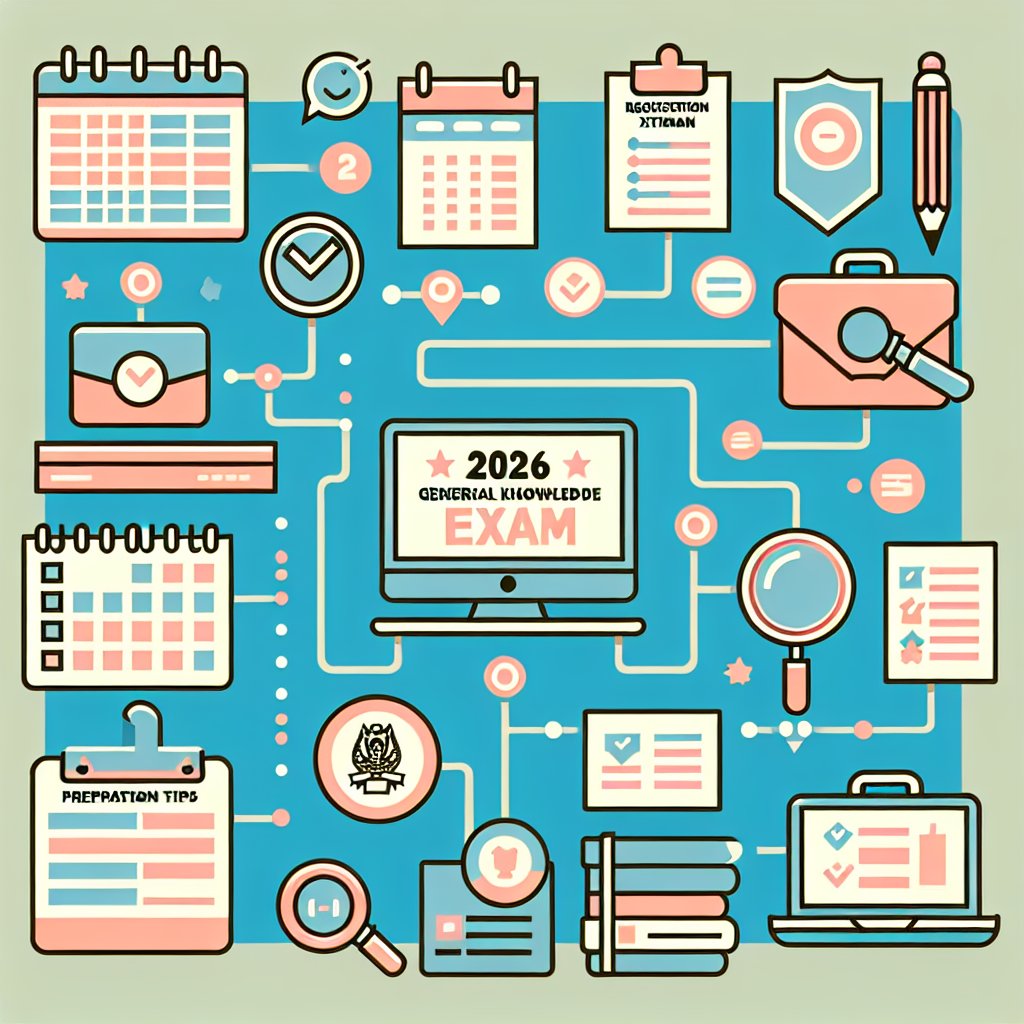 แผนภาพการเตรียมสอบความรู้ทั่วไป 2026
