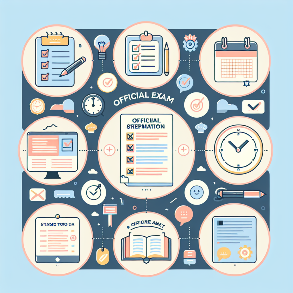 แผนที่การสอบอย่างเป็นทางการ