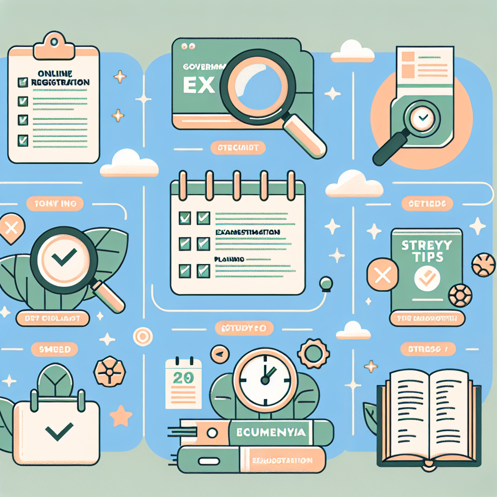 ภาพแผนผังการลงทะเบียนออนไลน์และเคล็ดลับต่างๆ
