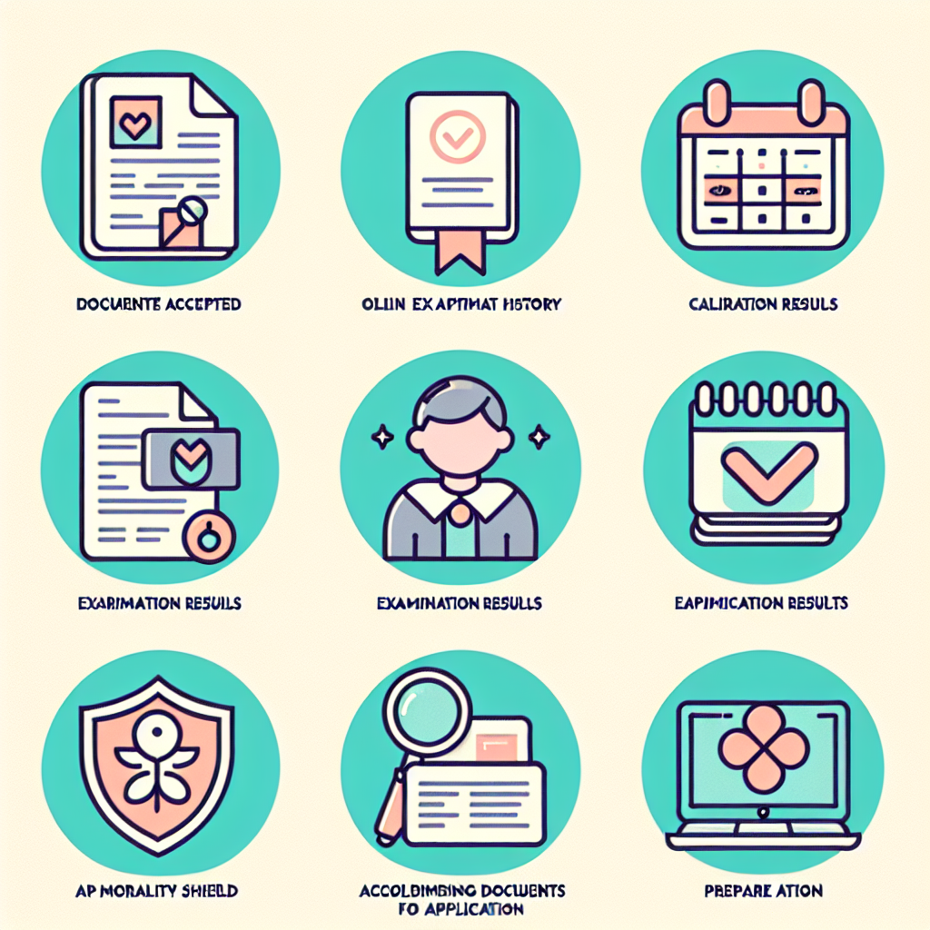 ภาพแสดงเอกสารและผลการสอบต่างๆ