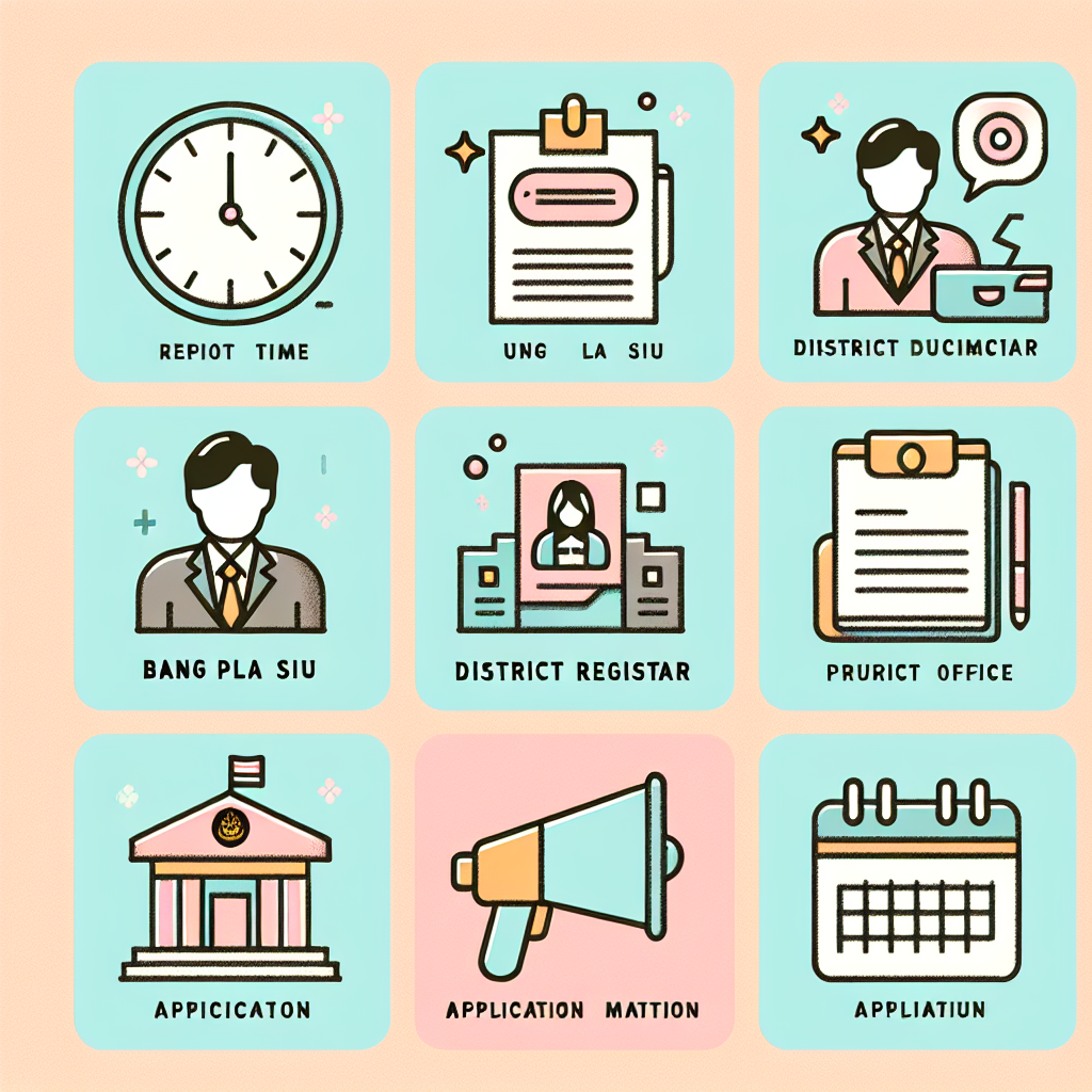 ภาพสัญลักษณ์สำนักงานและการลงทะเบียน