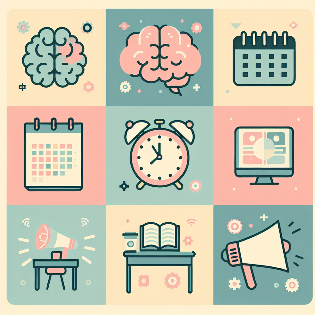 สัญลักษณ์การเรียนรู้และการจัดการเวลา