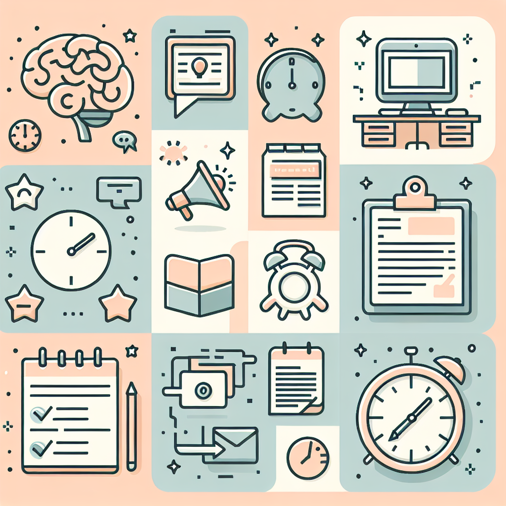 ชุดไอคอนแสดงเวลาและการจัดการงาน