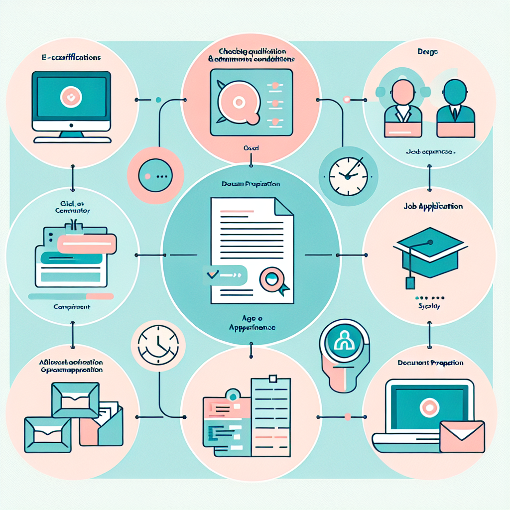 แผนภาพการสมัครงานและเอกสารที่เกี่ยวข้อง