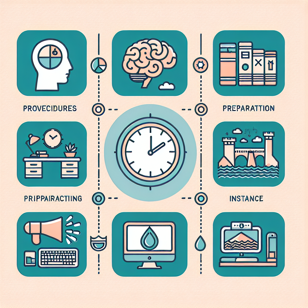 กราฟิกแสดงกระบวนการและการเตรียมการ